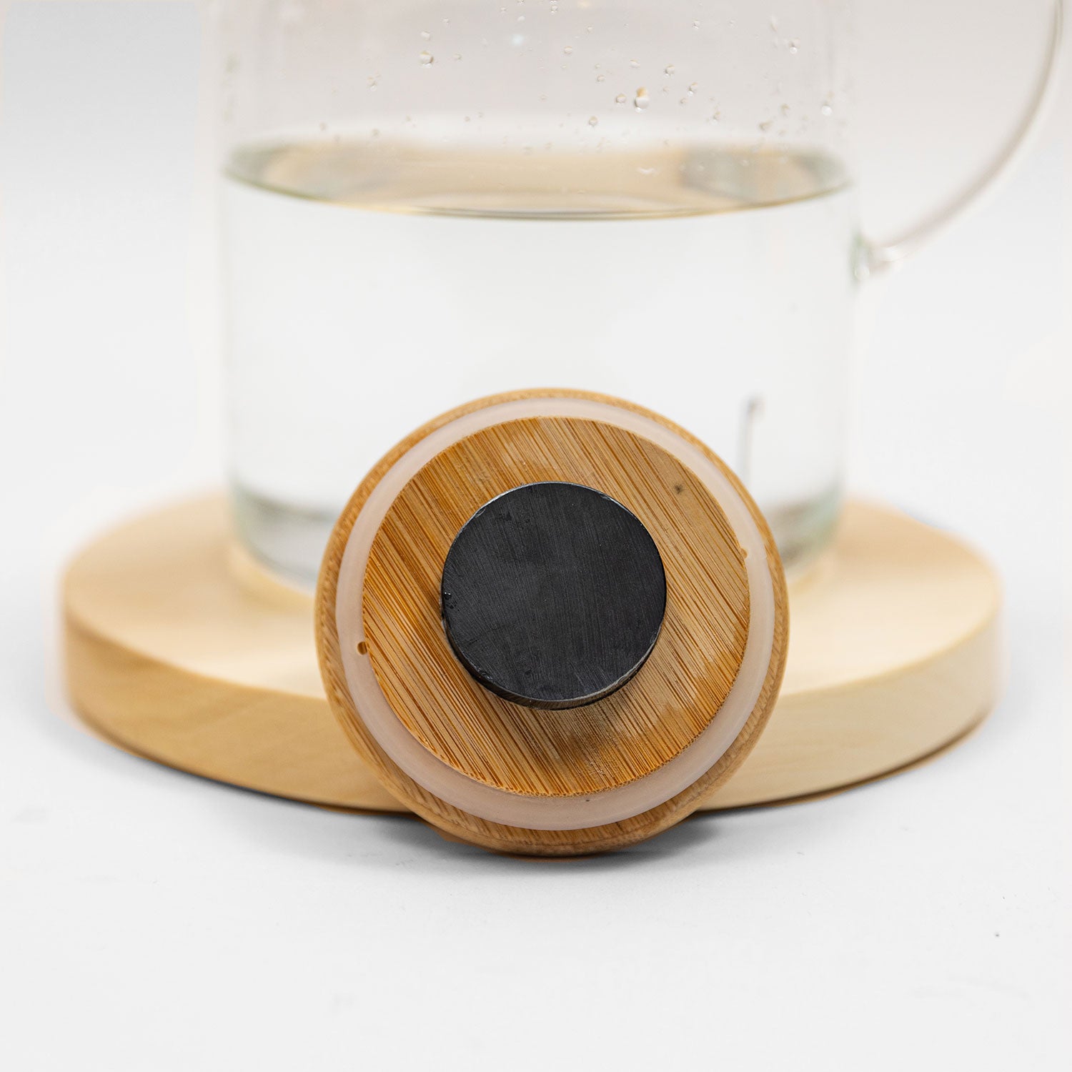 Magnetic water revitalizer jug